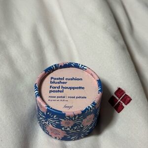 Floral Blue and Pink Korean Powder Blush